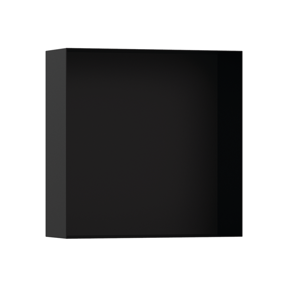 Hansgrohe Xtrastoris Wall Niche 300x300x100mm Frameless Matte Black 56073670