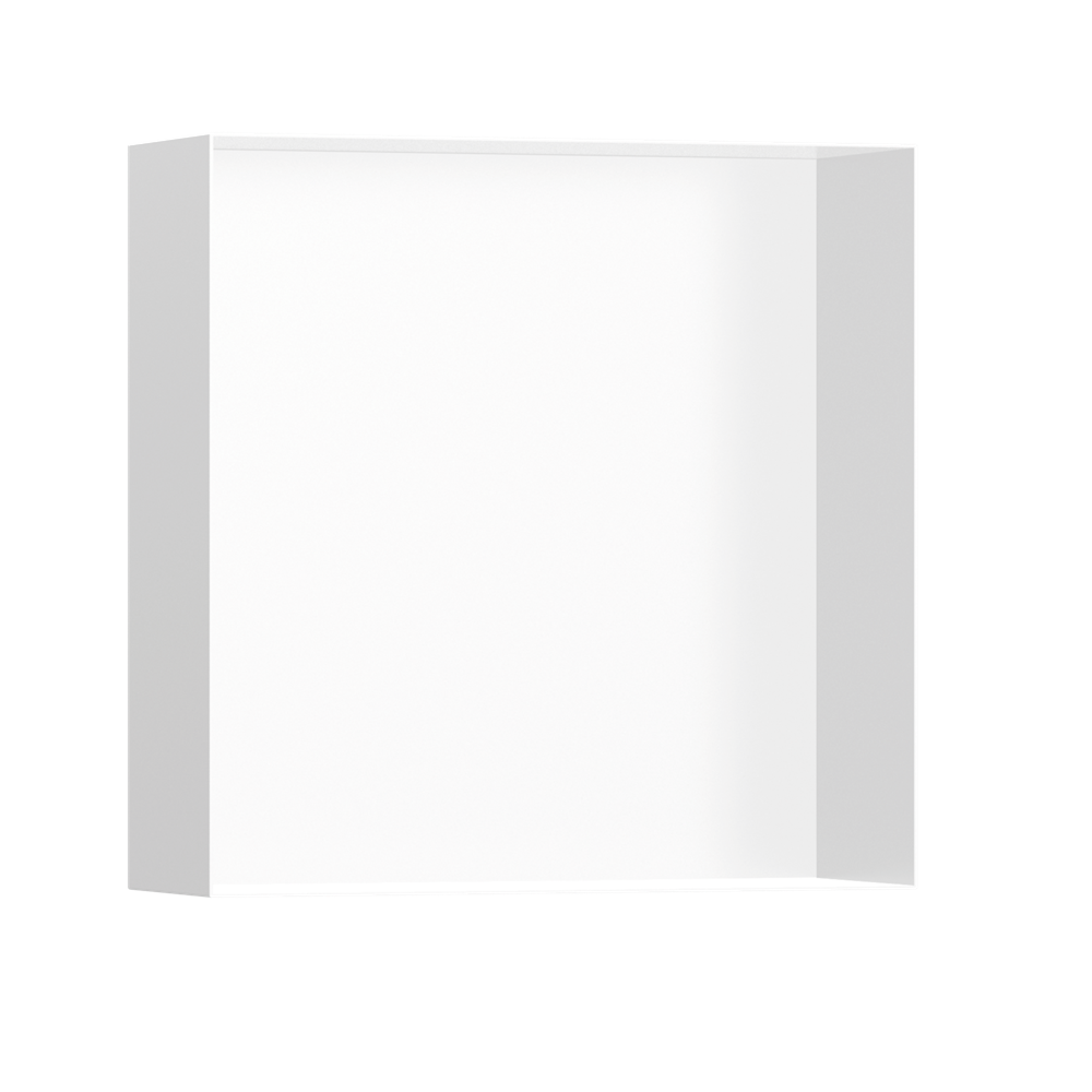 Hansgrohe Xtrastoris Wall Niche 300x300x100mm Frameless Matte White 56073700