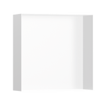 Hansgrohe Xtrastoris Wall Niche 300x300x100mm Frameless Matte White 56073700