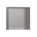Hansgrohe Xtrastoris Wall Niche 300x300x100mm Frameless Stainless Steel 56073800