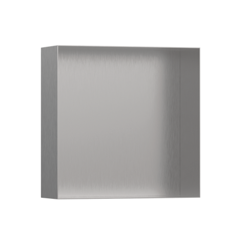 Hansgrohe Xtrastoris Wall Niche 300x300x100mm Frameless Stainless Steel 56073800