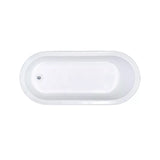 Seima Limni 135 Island Bath 1700mm w/ overflow White 192247