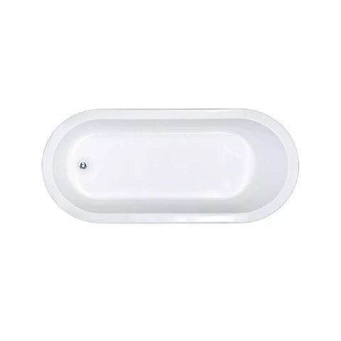 Seima Limni 135 Island Bath 1700mm w/ overflow White 192247