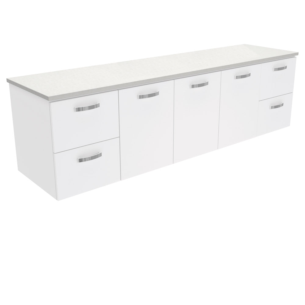 Fienza Unicab Wall Hung Cabinet 1800mm White 180J