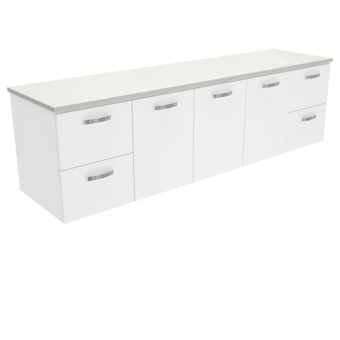 Fienza Unicab Wall Hung Cabinet 1800mm White 180J