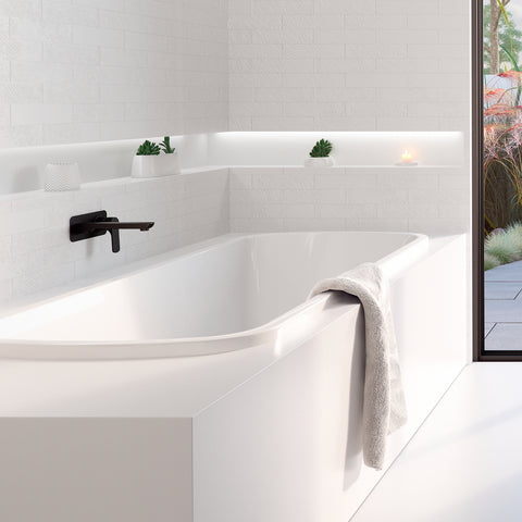 Caroma Urbane II Island Bath 1675mm White UR7ISW