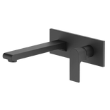 Abey Park Avenue Wall Bath/Basin Spout Set Black 1B-2WS-B