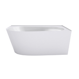 Napoli Freestanding Bath 1700mm Right Hand Corner Gloss White PRCNR1700R