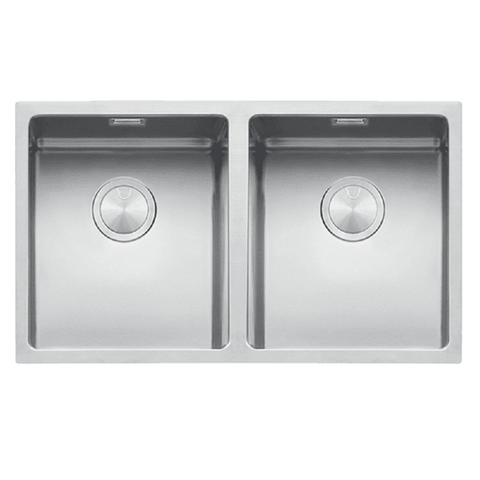 Abey Barazza Double Bowl 750x440mm Topmount/Undermount Stainless Steel 1X842I