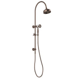 Phoenix Cromford Twin Shower Brushed Bronze 134-6510-24