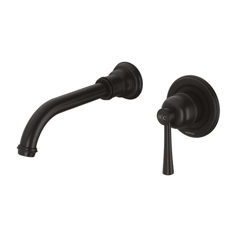 Phoenix Cromford SwitchMix Wall Basin / Bath Mixer Set Fit-Off Kit Matte Black 134-2812-10-1