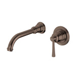 Phoenix Cromford SwitchMix Wall Basin / Bath Mixer Set Brushed Bronze 134-2810-24-1