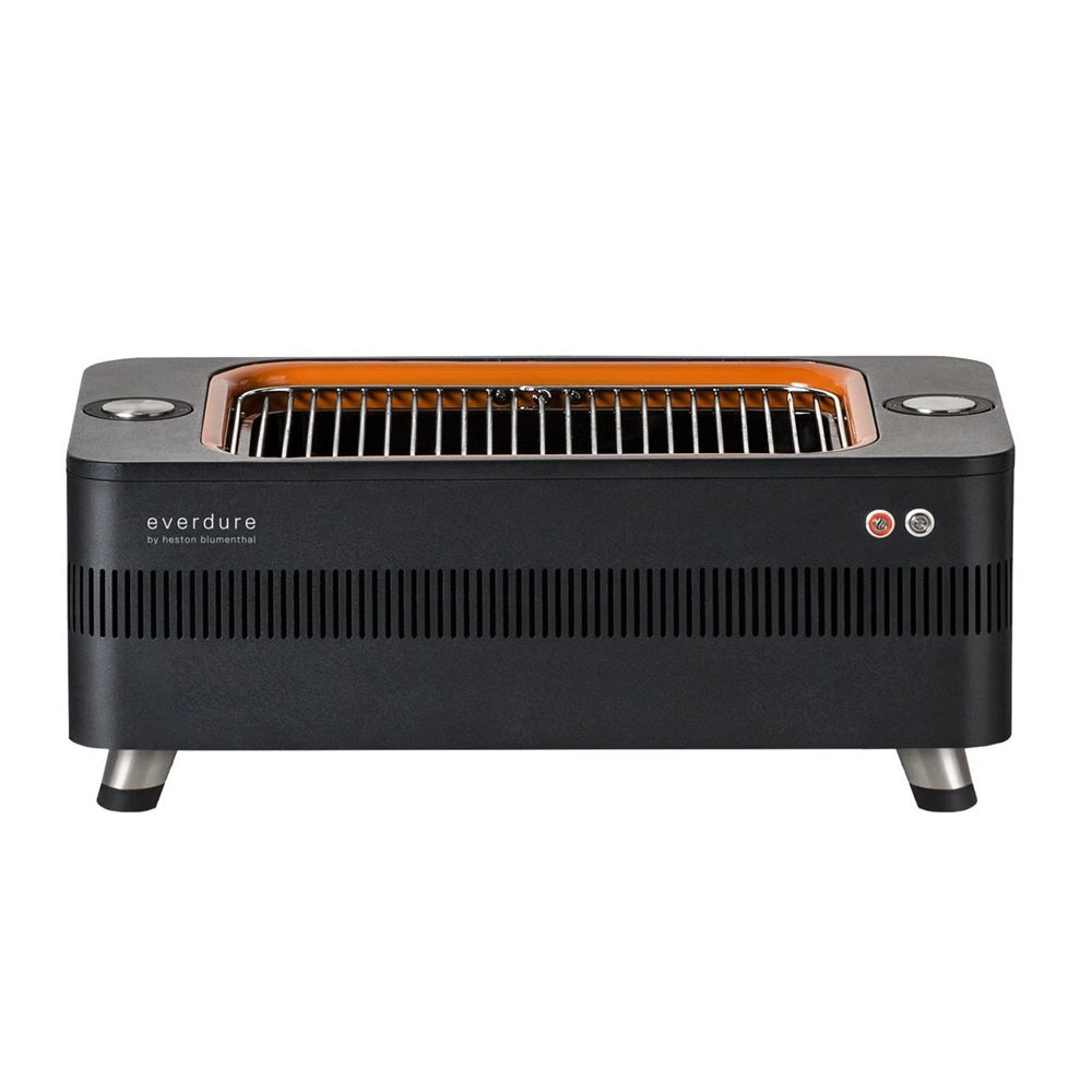 Everdure Hub II Electric Ignition Charcoal BBQ Black HBCE1B