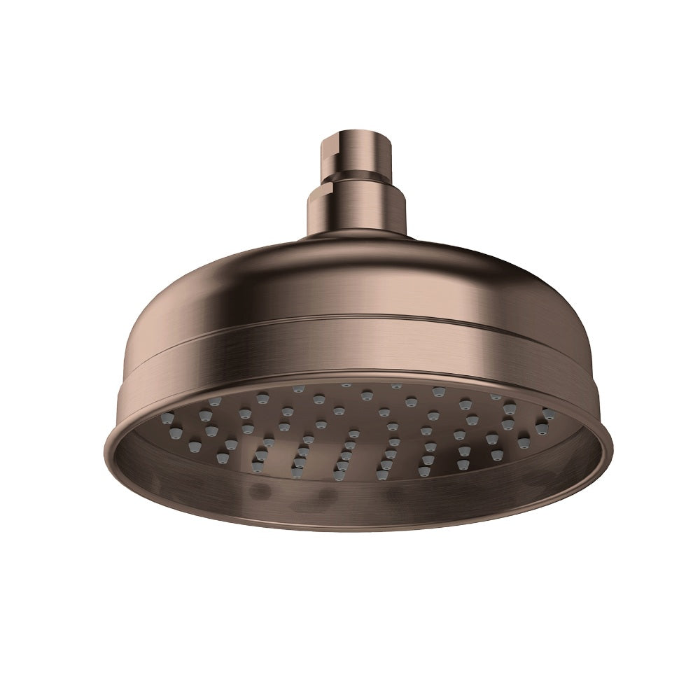 Phoenix Cromford Shower Rose Brushed Bronze 134-5000-24