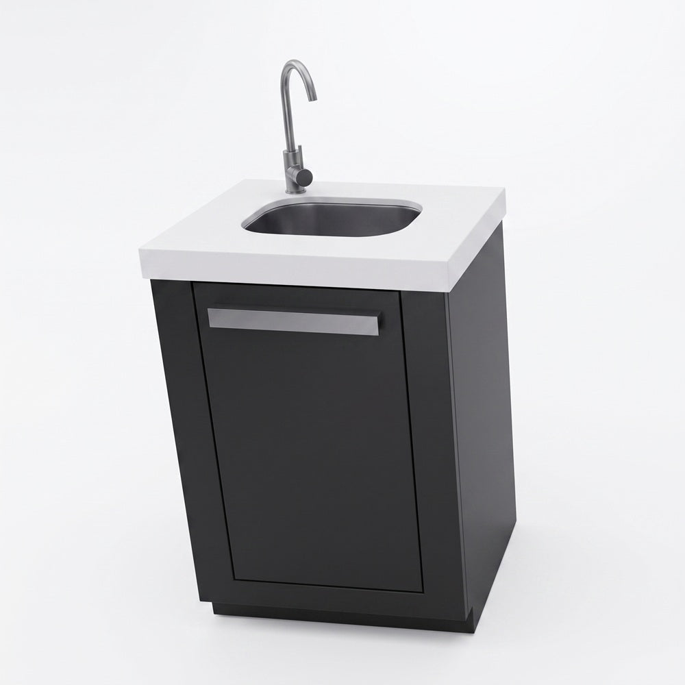 Everdure Neo Sink Module w/ Mixer Tap Black Stainless Steel 6BISINKCB21B