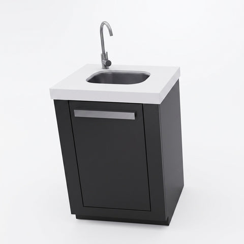 Everdure Neo Sink Module w/ Mixer Tap Black Stainless Steel 6BISINKCB21B