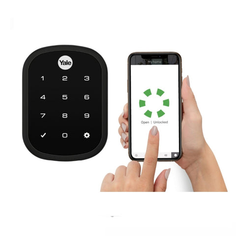 Lockwood Yale Assure SL Digital Deadbolt Matte Black Smart-Ready YRD256HKMBK