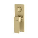 Phoenix Gloss MKII SwitchMix Shower / Bath Diverter Mixer Fit-Off Kit Brushed Gold 135-2940-12-1
