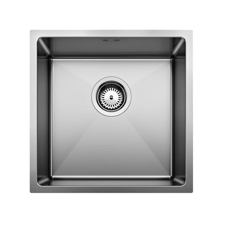 BLANCO Quatrus R15 400-IU Sink Single Bowl 440x440mm Stainless Steel 526885 QUATR15400IUK5