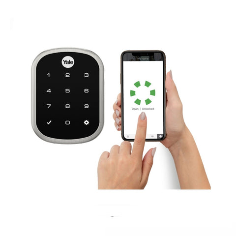 Lockwood Yale Assure SL Satin Chrome with Yale Home Apple HK YRD256HKSC