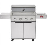 Everdure Hayman Trolley BBQ w/ Bonus Rotisserie & Cover Stainless Steel E4TB