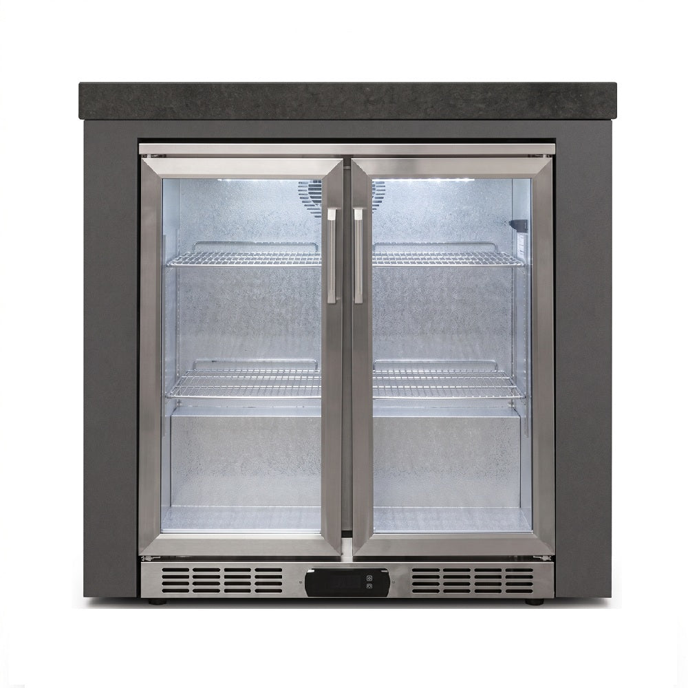 Everdure Bayview Beverage Cooler Module Mirrored internal finish EBCMG