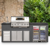 Everdure Neo Bayview BBQ Island Module w/ Beverage Cooler (LP Gas) Stainless Steel EBMK1LPG/1
