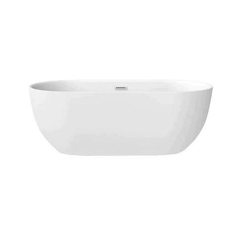 Decina Valentina 1500x800x600mm Freestanding Bath Gloss White VA1500GW