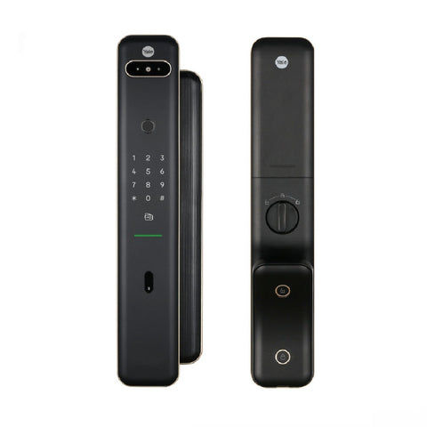 Lockwood Yale Luna Pro+ 60 mm Backset Nova Graphite with Yale Home Module YLN/60/HK/NG