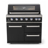 Everdure Neo BBQ Island Module w/ Cupboard & Drawers Black Steel NBLPC-21B