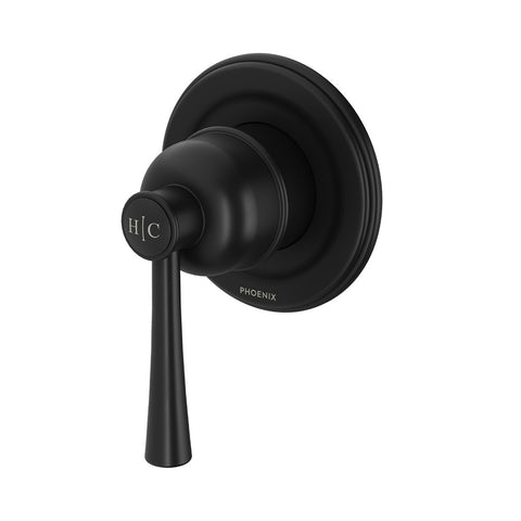 Phoenix Cromford SwitchMix Shower / Wall Mixer Fit-Off Kit Matte Black 134-2805-10-1