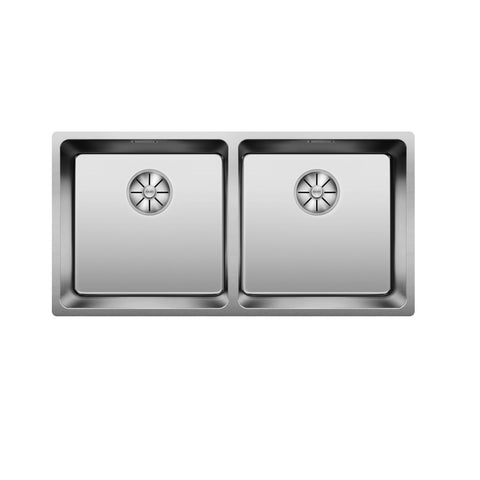 BLANCO Andano Sink 400/400-U Double Bowl 865mm Undermount Stainless Steel 526894 ANDANO400/400UK5