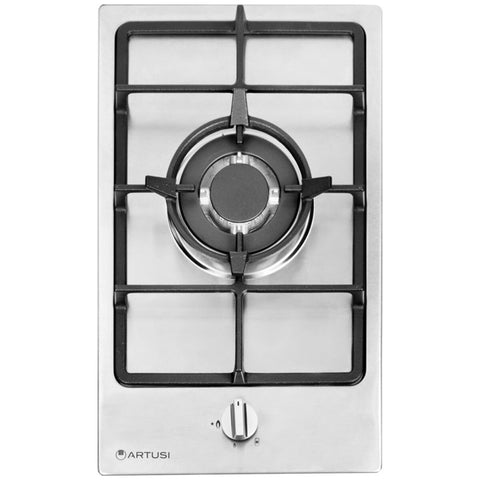 Artusi Wok Burner Cooktop 30cm w/ Cast Iron Trivett Stainless Steel CAGH31X