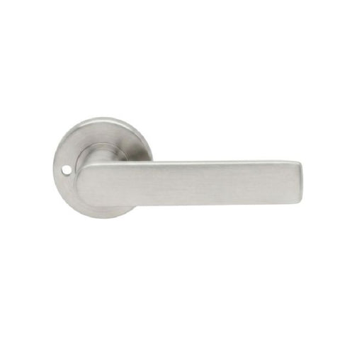 Lockwood Velocity 55 mm Round Privacy Set with L3 Lever Satin Chrome VSR2/L3SC