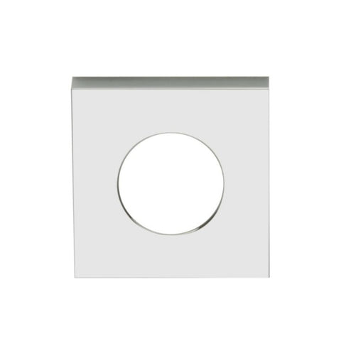 Lockwood Velocity Small Rose Square Trim Passage (1 Pair) Satin Chrome VSS1-TRIMSC