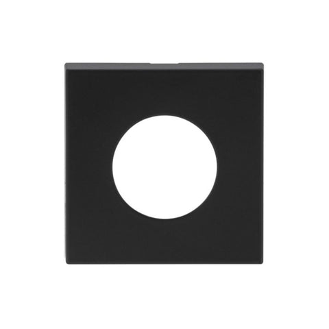 Lockwood Velocity Small Rose Square Trim Passage (1 Pair) Matte Black VSS1-TRIMMBK