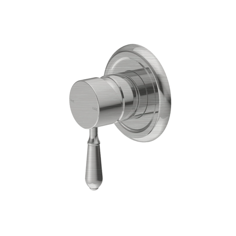 Nero York Shower Mixer w/ Metal Lever Brushed Nickel NR69210902BN