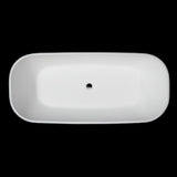 Kaskade Pure Cassandra Freestanding Oval Bath 1815mm Matte White VX35-1815-NIK8636NA