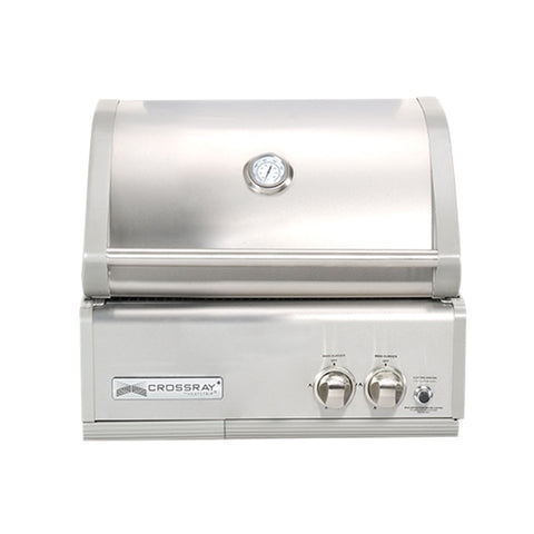 Crossray Built-in BBQ w/ 2 Gas Burners Stainless Steel TCS2FL