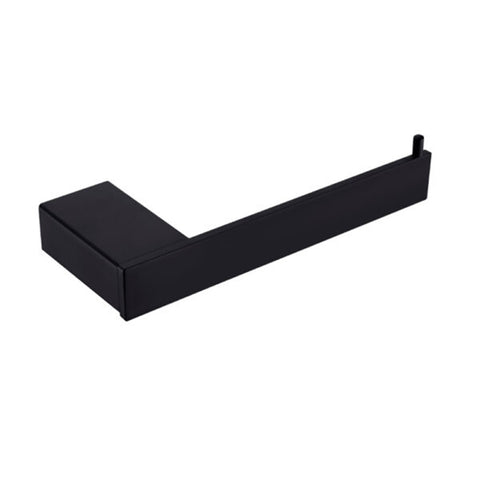 Amelie Royale Square Toilet Roll Holder Matte Black BDO4686MB