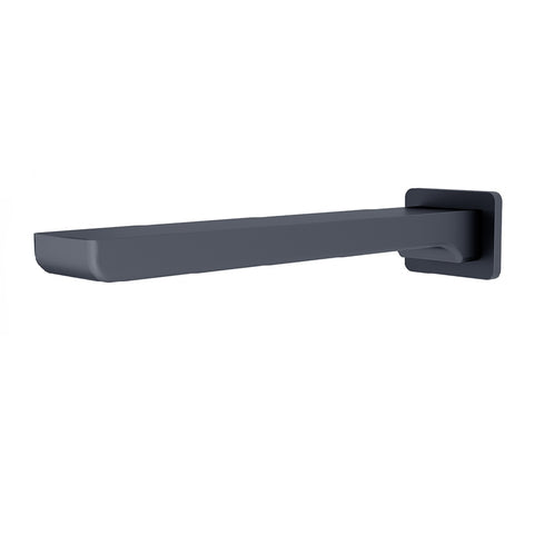 Amelie Royale Wall Basin/Bath Spout Square 220mm Matte Black BDO281303MB