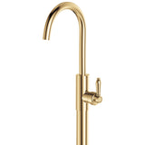 Fienza Eleanor Floor Mounted Basin/Bath Mixer Urban Brass Handle Lead Free Urban Brass 202112UU-LF
