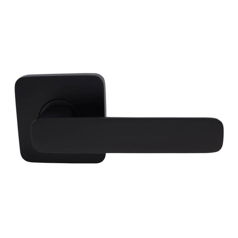 Gainsborough Harper Lever Round Corner Passage Set Matte Black 205HARMB