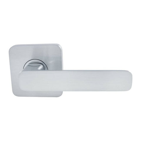 Gainsborough Harper Lever Round Corner Passage Set Satin Chrome 205HARSC