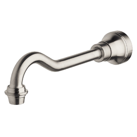 Abey Provincial Wall Basin Spout Brushed Nickel 2075BN