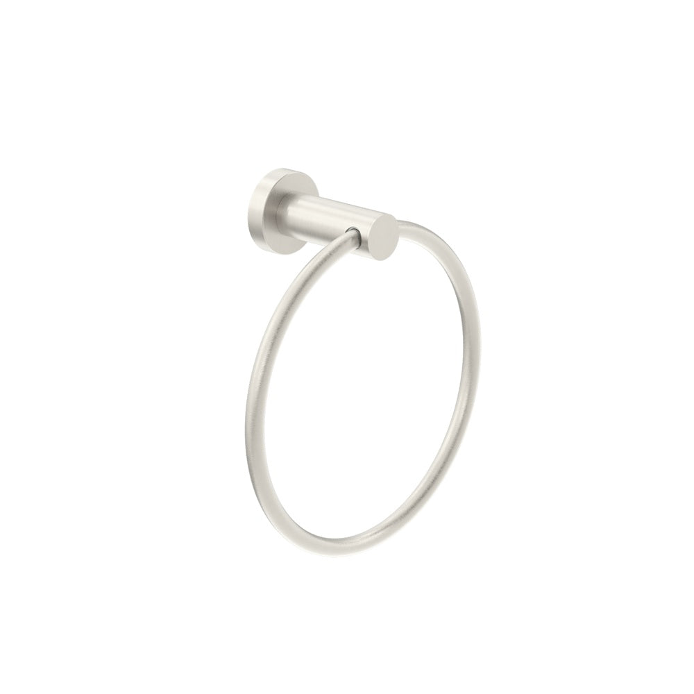 Amelie Royale Round Hand Towel Ring Brushed Nickel BDO2080BN