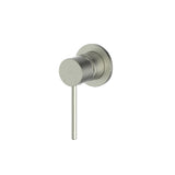 Greens Mika Shower Mixer Trim Set With Mini Plate PVD Brushed Nickel 21212511
