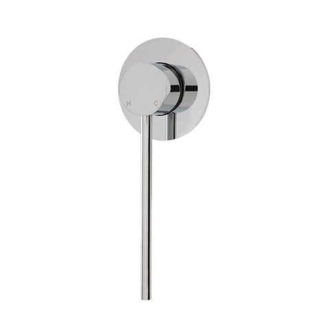 Fienza Isabella Care Wall Mixer w/ Round Plate Chrome 213101D-2