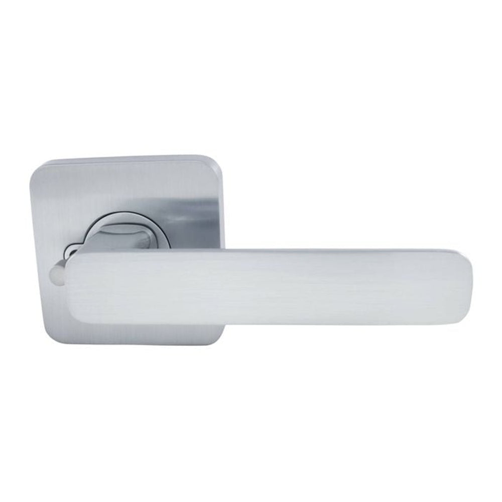 Gainsborough Harper Lever Round Corner Privacy Set Satin Chrome 215HARSC