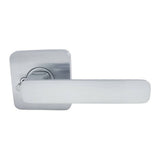 Gainsborough Harper Lever Round Corner Privacy Set Satin Chrome 215HARSC